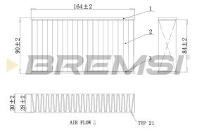 BREMSI FC0425A - CABIN FILTER BMW, ALPINA