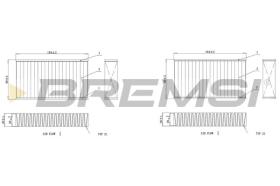 BREMSI FC0425C - CABIN FILTER BMW, ALPINA