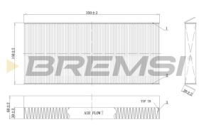 BREMSI FC0480 - CABIN FILTER FORD