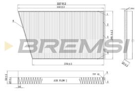 BREMSI FC0502C - CABIN FILTER MERCEDES-BENZ