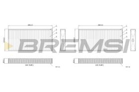 BREMSI FC0859 - CABIN FILTER RENAULT