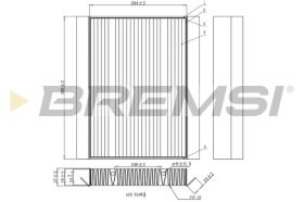 BREMSI FC0876C - CABIN FILTER MERCEDES-BENZ