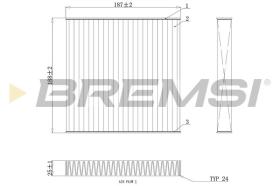 BREMSI FC0892A - CABIN FILTER BMW, ALPINA