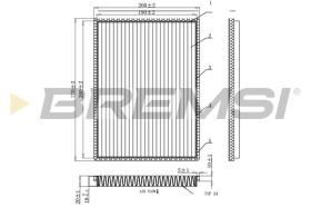 BREMSI FC0901C - CABIN FILTER SUZUKI