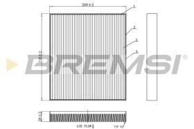 BREMSI FC0920 - CABIN FILTER TOYOTA, KIA