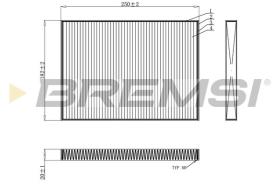 BREMSI FC0936 - CABIN FILTER RENAULT