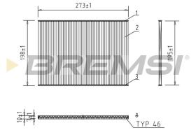 BREMSI FC0944 - CABIN FILTER TOYOTA