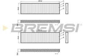 BREMSI FC0946 - CABIN FILTER HYUNDAI