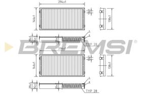 BREMSI FC0948 - CABIN FILTER BMW