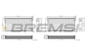 BREMSI FC0948C - CABIN FILTER BMW