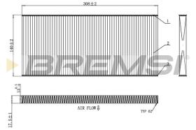  FC0958 - CABIN FILTER FIAT, LANCIA