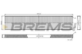  FC0960C - CABIN FILTER FORD, VW, SEAT