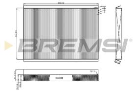  FC0962 - CABIN FILTER MERCEDES-BENZ