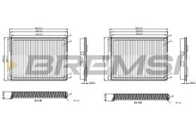  FC0968C - CABIN FILTER BMW, ALPINA