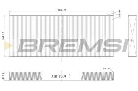  FC0984 - CABIN FILTER FIAT, PEUGEOT, CITROEN