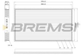 BREMSI FC1338 - CABIN FILTER MERCEDES-BENZ