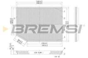 BREMSI FC1542 - CABIN FILTER RENAULT