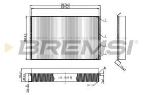  FC1553 - CABIN FILTER VOLVO