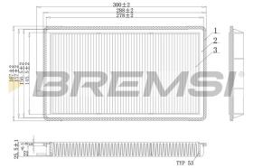 BREMSI FC1931 - CABIN FILTER BMW, ALPINA