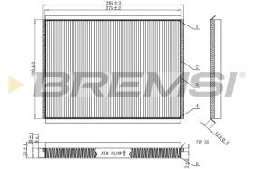 BREMSI FC1940 - CABIN FILTER HONDA