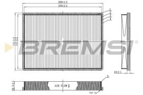 BREMSI FC1941 - CABIN FILTER VW