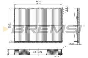 BREMSI FC1941C - CABIN FILTER VW