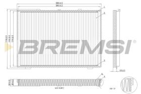 BREMSI FC1946C - CABIN FILTER ROVER