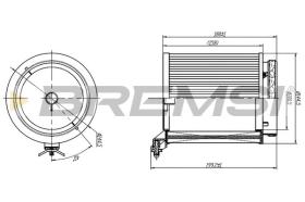 BREMSI FC1950 - CABIN FILTER RENAULT, NISSAN