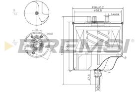  FE0156 - FUEL FILTER FIAT, PEUGEOT, CITROEN