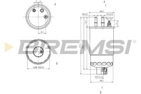  FE0158 - FUEL FILTER FIAT, FORD, OPEL, PEUGEOT