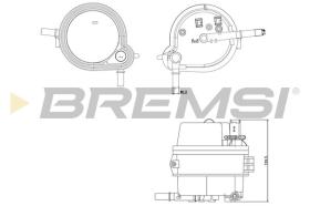  FE0160 - FUEL FILTER FORD, PEUGEOT, CITROEN