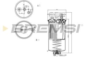  FE0351 - FUEL FILTER RENAULT, DACIA