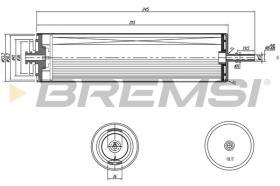 BREMSI FE0353 - FUEL FILTER BMW, MINI