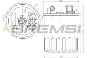  FE0368 - FUEL FILTER MERCEDES-BENZ