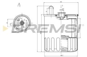  FE0370 - FUEL FILTER MERCEDES-BENZ