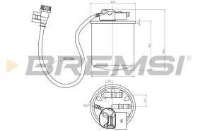  FE0383 - FUEL FILTER MERCEDES-BENZ, PUCH