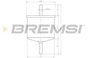  FE0399 - FUEL FILTER FORD, MAZDA