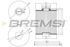 BREMSI FE0769 - FUEL FILTER MERCEDES-BENZ