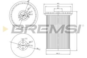 BREMSI FE0773 - FUEL FILTER FORD