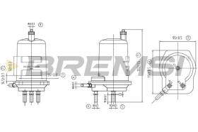 BREMSI FE0776 - FUEL FILTER RENAULT