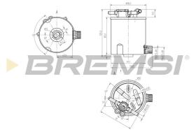  FE0782 - FUEL FILTER RENAULT, DACIA