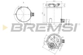  FE0783 - FUEL FILTER RENAULT, DACIA, SUZUKI