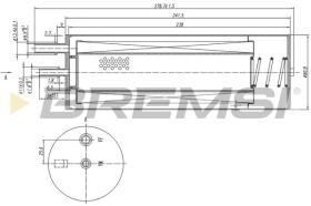 BREMSI FE0796 - FUEL FILTER VW