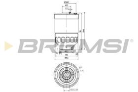  FE0797 - FUEL FILTER MAZDA, SUZUKI