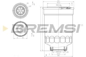  FE0799 - FUEL FILTER FORD, NISSAN, LTI, LDV