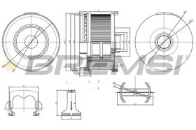 BREMSI FE0808 - FUEL FILTER MERCEDES-BENZ