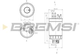  FE0812 - FUEL FILTER FIAT