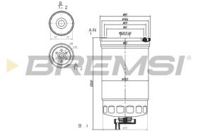  FE0826 - FUEL FILTER HYUNDAI, KIA