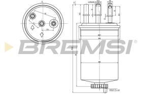  FE0828 - FUEL FILTER SSANGYONG