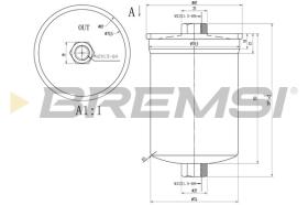 BREMSI FE1519 - FUEL FILTER MERCEDES-BENZ, FERRARI